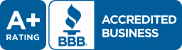 BBB Accredited Business — A+ Rating