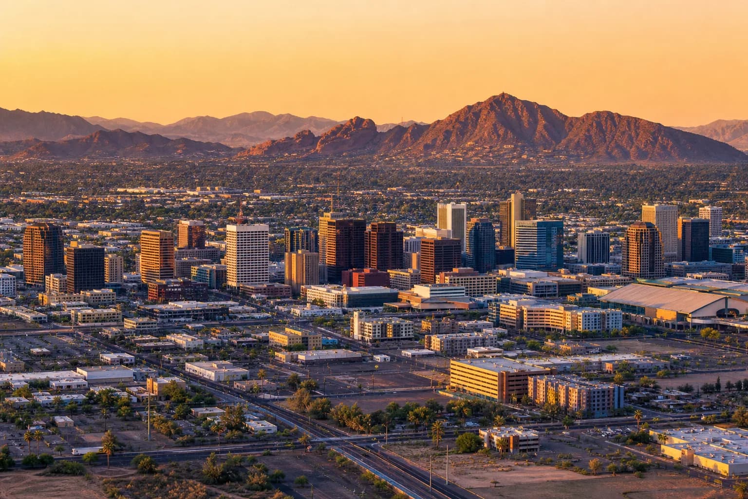 Phoenix Arizona skyline representing the housing market